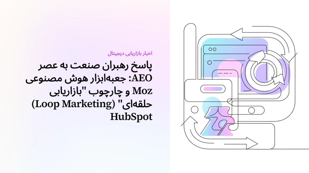 پاسخ رهبران صنعت به عصر AEO: جعبه‌ابزار هوش مصنوعی Moz و چارچوب "بازاریابی حلقه‌ای" (Loop Marketing) HubSpot